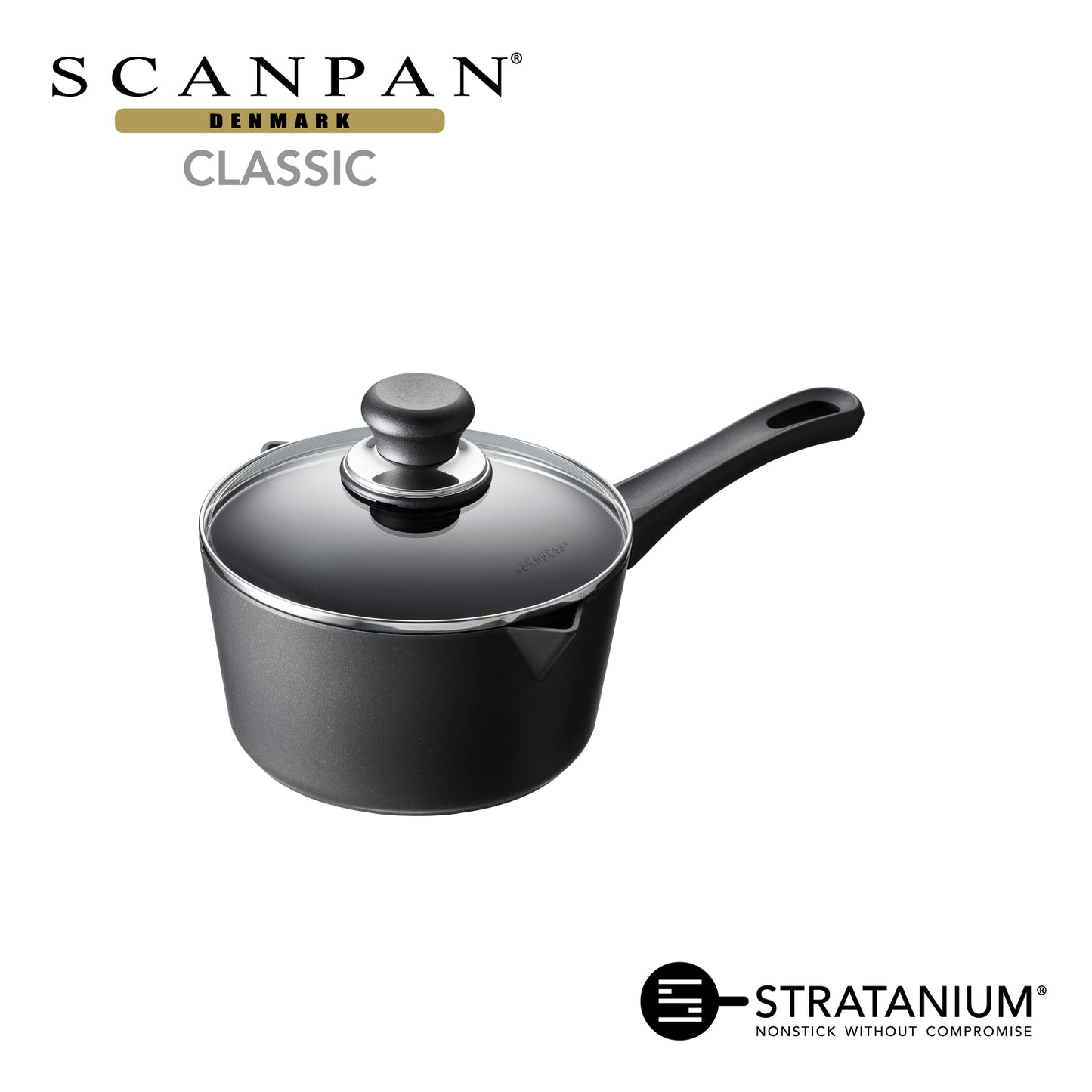 スキャンパン Classic シリーズ ソースパン 18cm (蓋付)