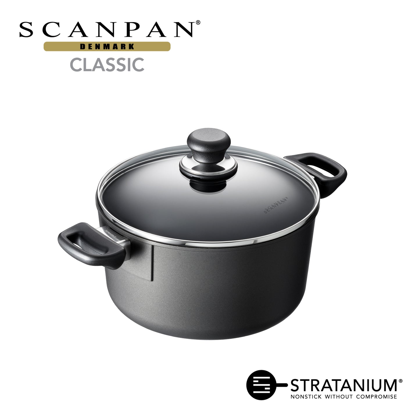 スキャンパン Classic シリーズ 24cm/4.8L ダッチオーブン (蓋付)