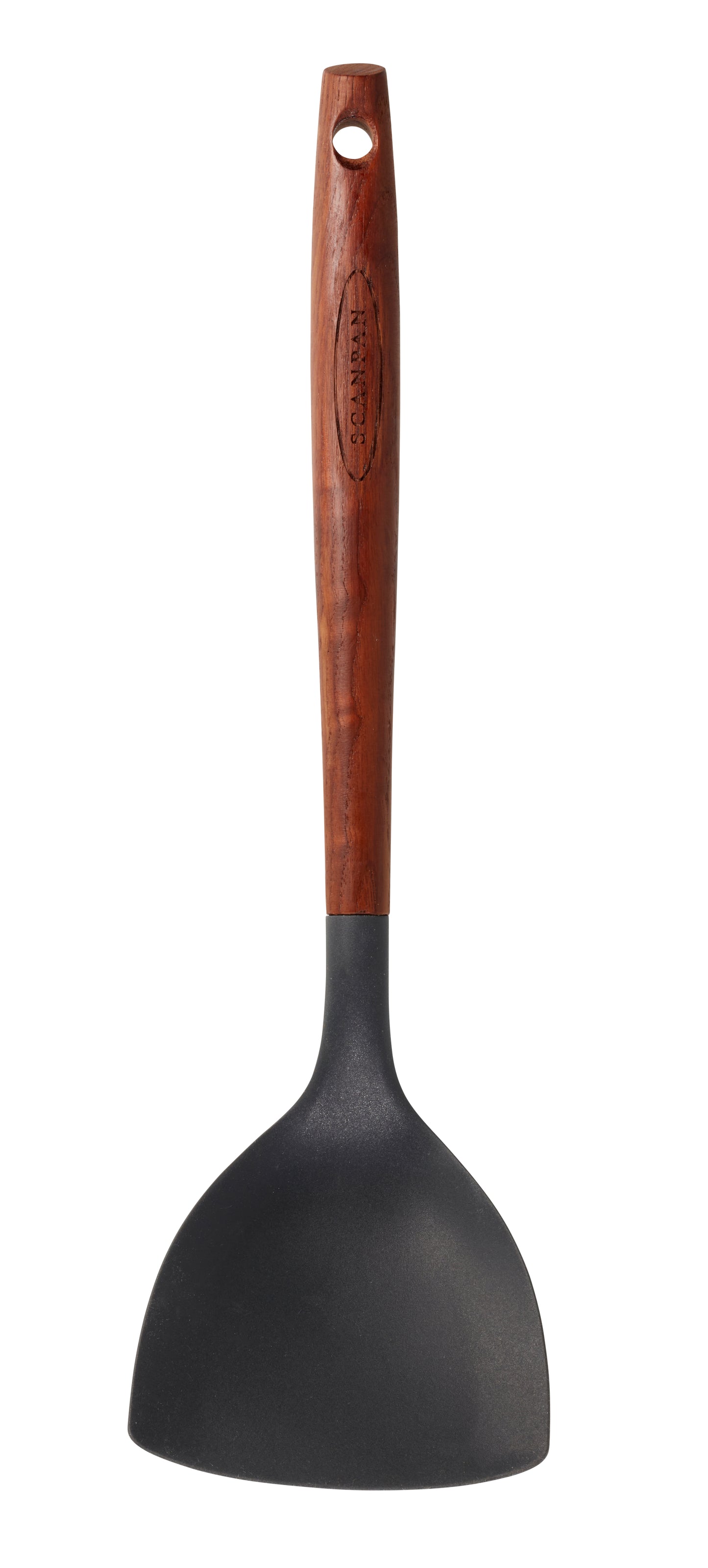 SCANPAN 31cm シリコンフライ返し ウォックターナー 中華鍋フライ返し Silicone/Carbonized Ash