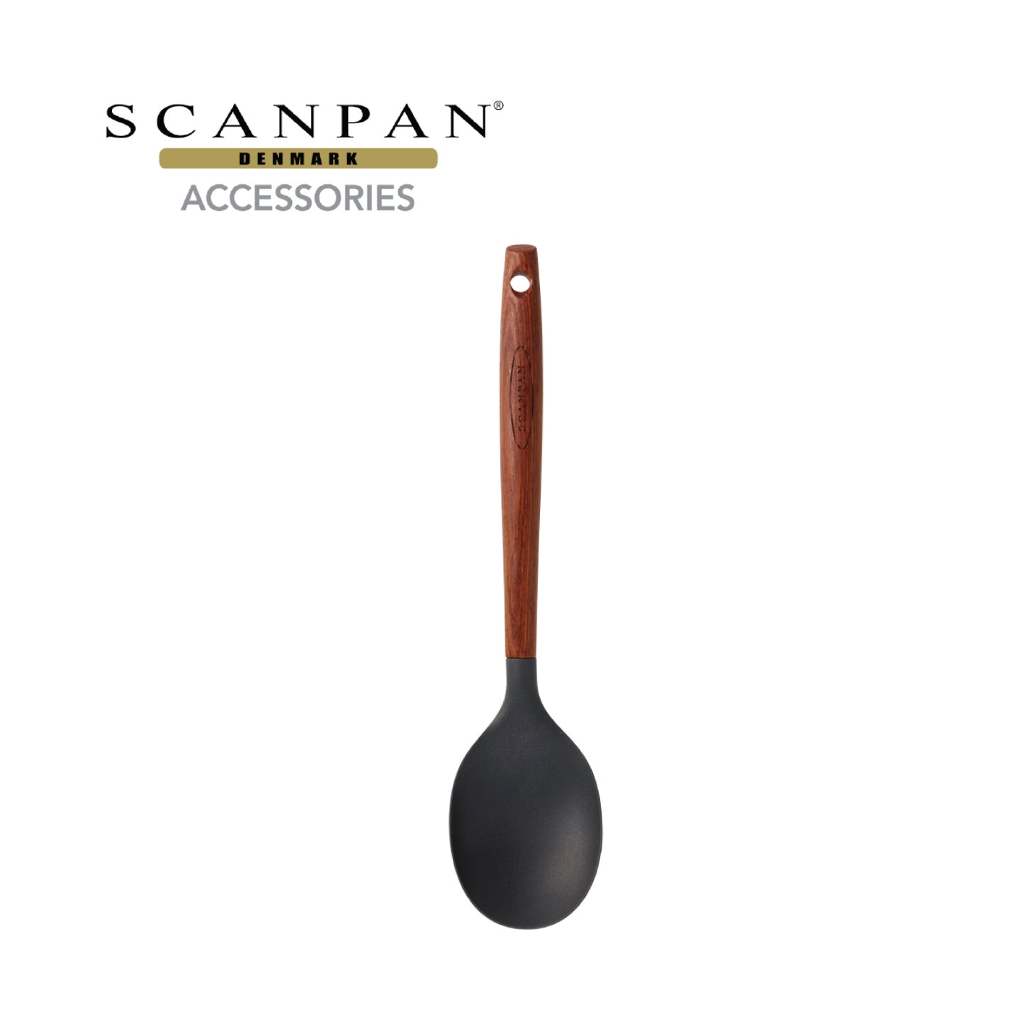SCANPAN 31cm シリコンスプーン Silicone/Carbonized Ash