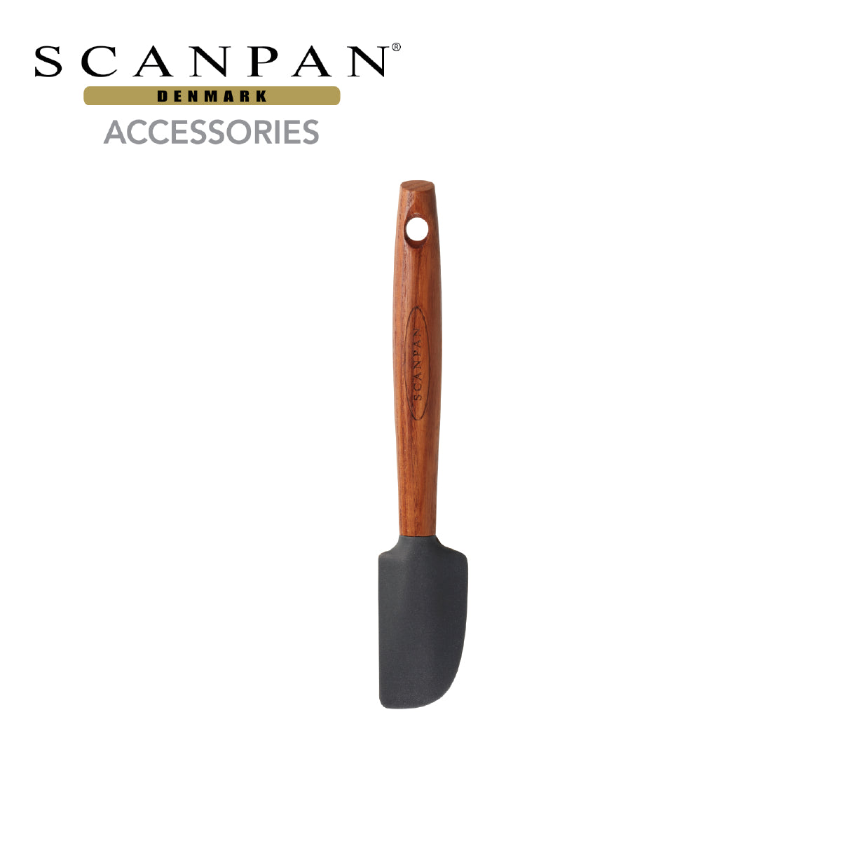 スキャンパン 21cm シリコンジャースクレーパー Silicone/Carbonized Ash