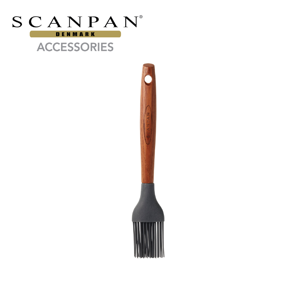 スキャンパン 21cm シリコンパストリーブラシ Silicone/Carbonized Ash