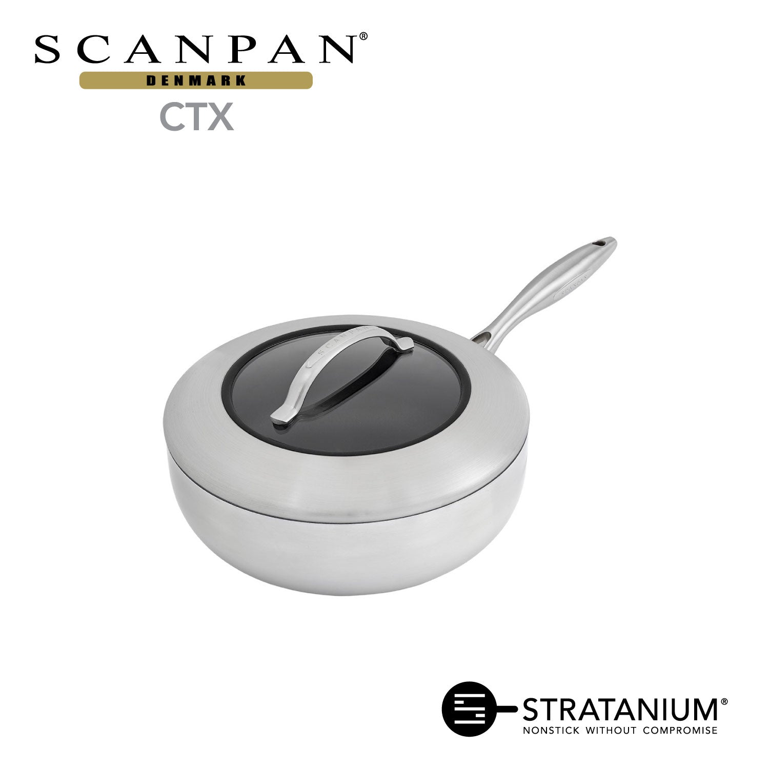 スキャンパン CTXシリーズ ディープソテーパン 26cm（蓋付） [IH対応] – SCANPAN Japan Official Store