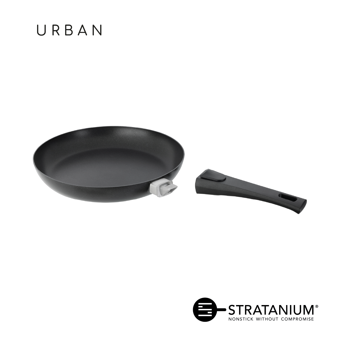 [着脱式ハンドル]スキャンパン Urbanシリーズ[アーバン] フライパン 20cm, 24cm, 26cm, 28cm [IH対応]